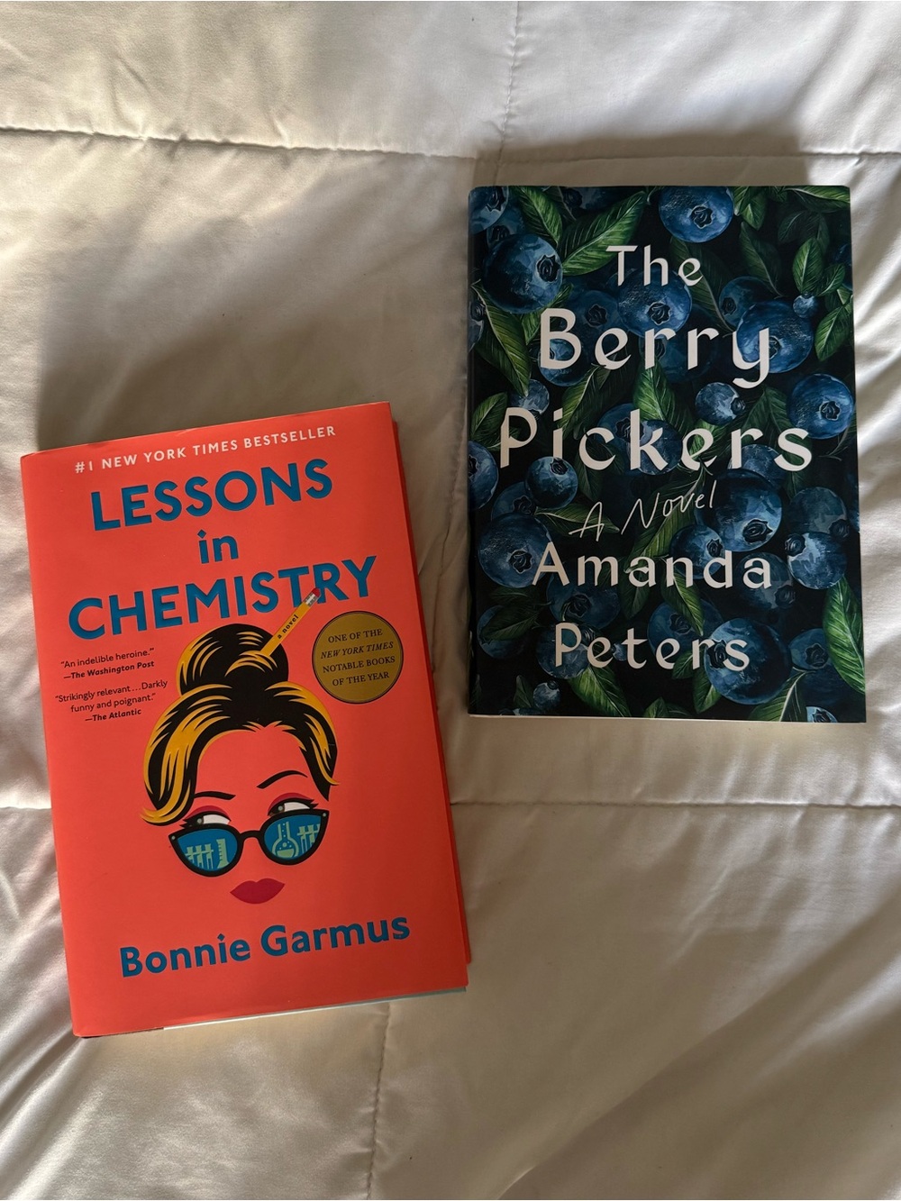 Hard Cover Book Bundle- Lessons in Chemistry & The Berry Pickers